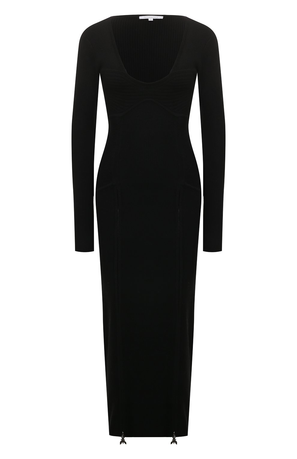 Платье PATRIZIA PEPE черного цвета по цене 42400 руб., арт. 8A1167_K9O3A, фото 1 Платье PATRIZIA PEPE, арт. 8A1167_K9O3A, фото 1