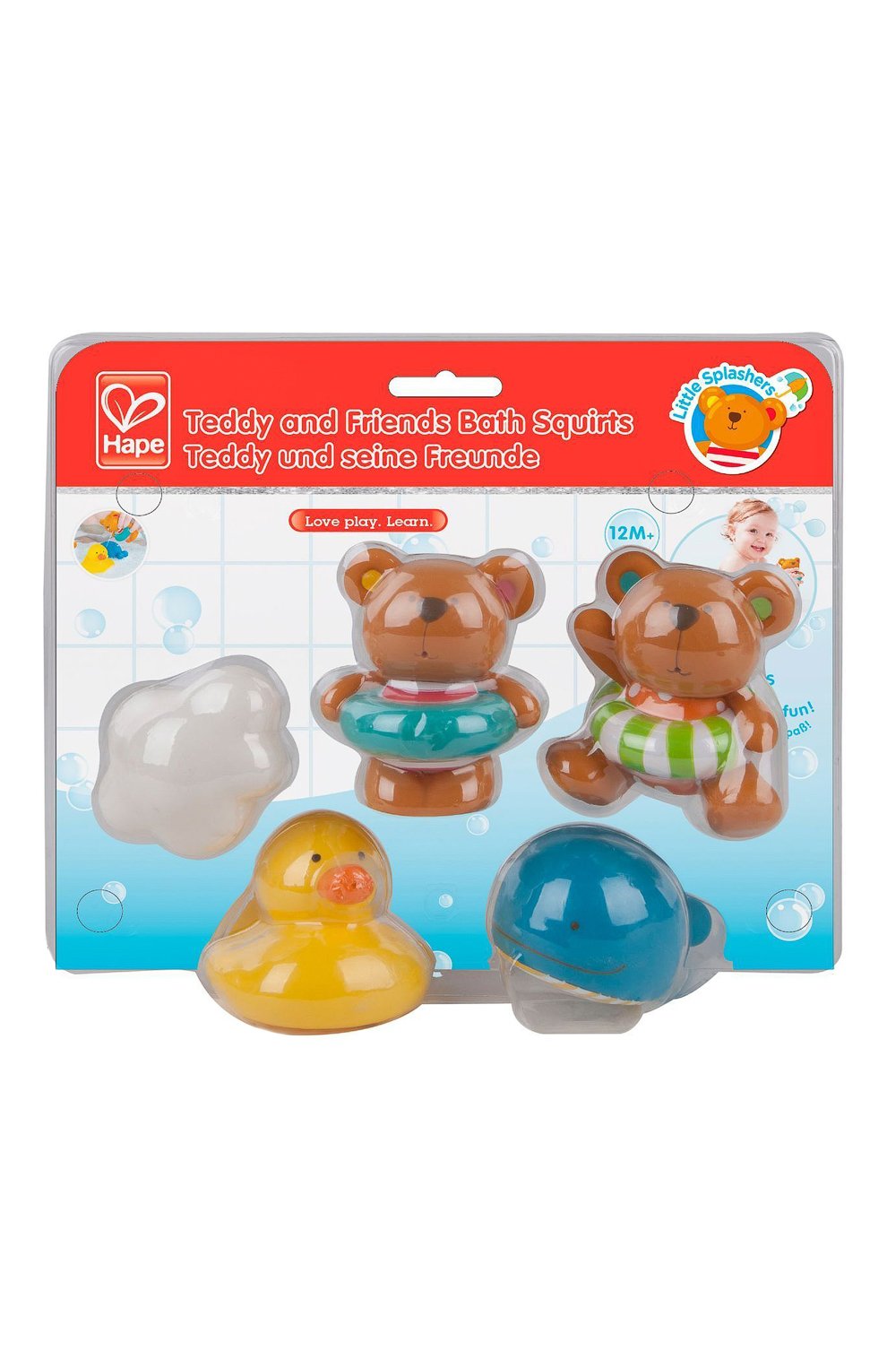 Набор для купания тедди и его друзья HAPE разноцветного цвета по цене 3250 руб., арт. E0201_HP, фото 2 Набор для купания тедди и его друзья HAPE, арт. E0201_HP, фото 2