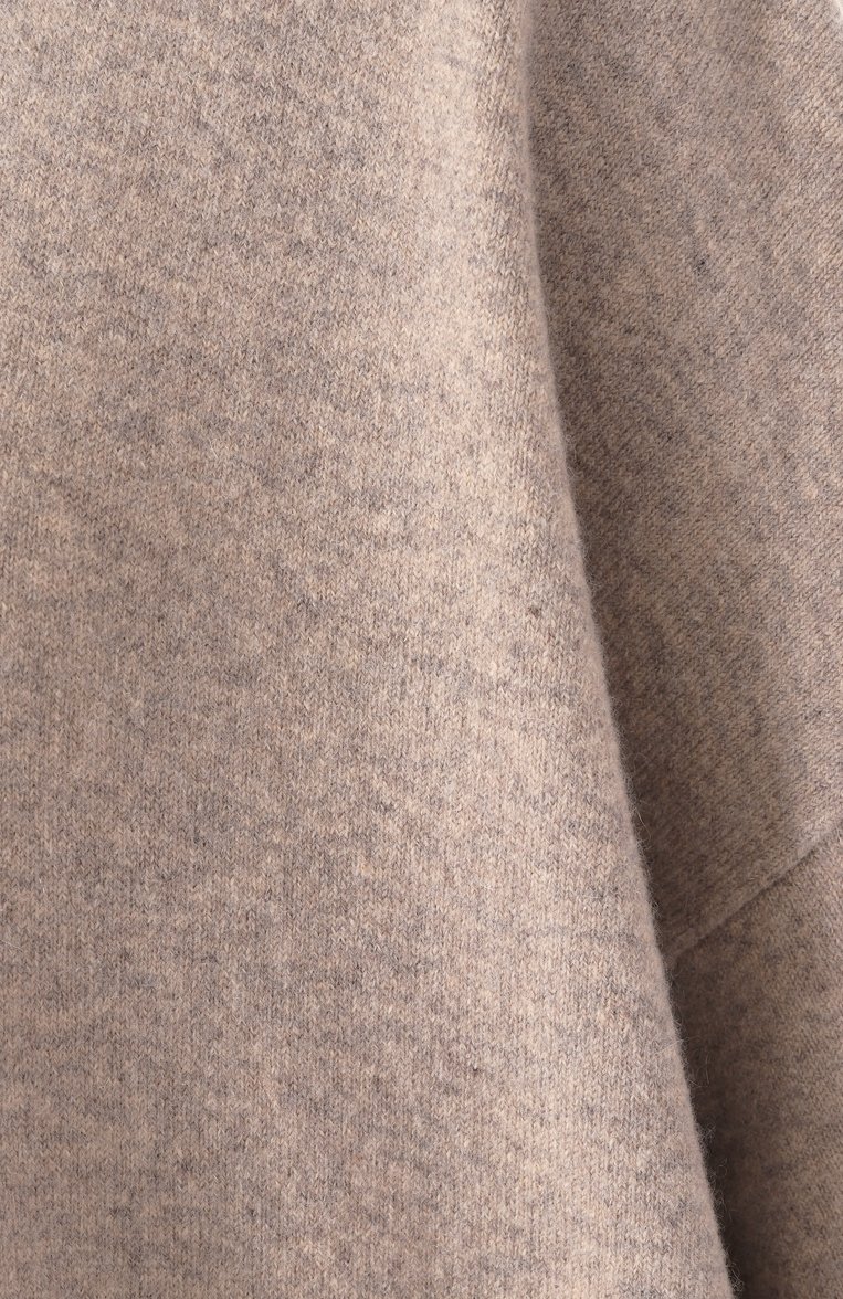 Женский кашемировый кардиган EXTREME CASHMERE бежевого цвета, арт. 325-037-01-TU-02 | Фото 6 (Длина (для топов): Удлиненные; Материал внешний: Кашемир, Шерсть; Рукава: Длинные; Женское Кросс-КТ: кардиган-трикотаж; Стили: Кэжуэл; Застежка: Без застежки; Автоматизация состава: Проставлено; Автоматизация ТО: Проставлено)