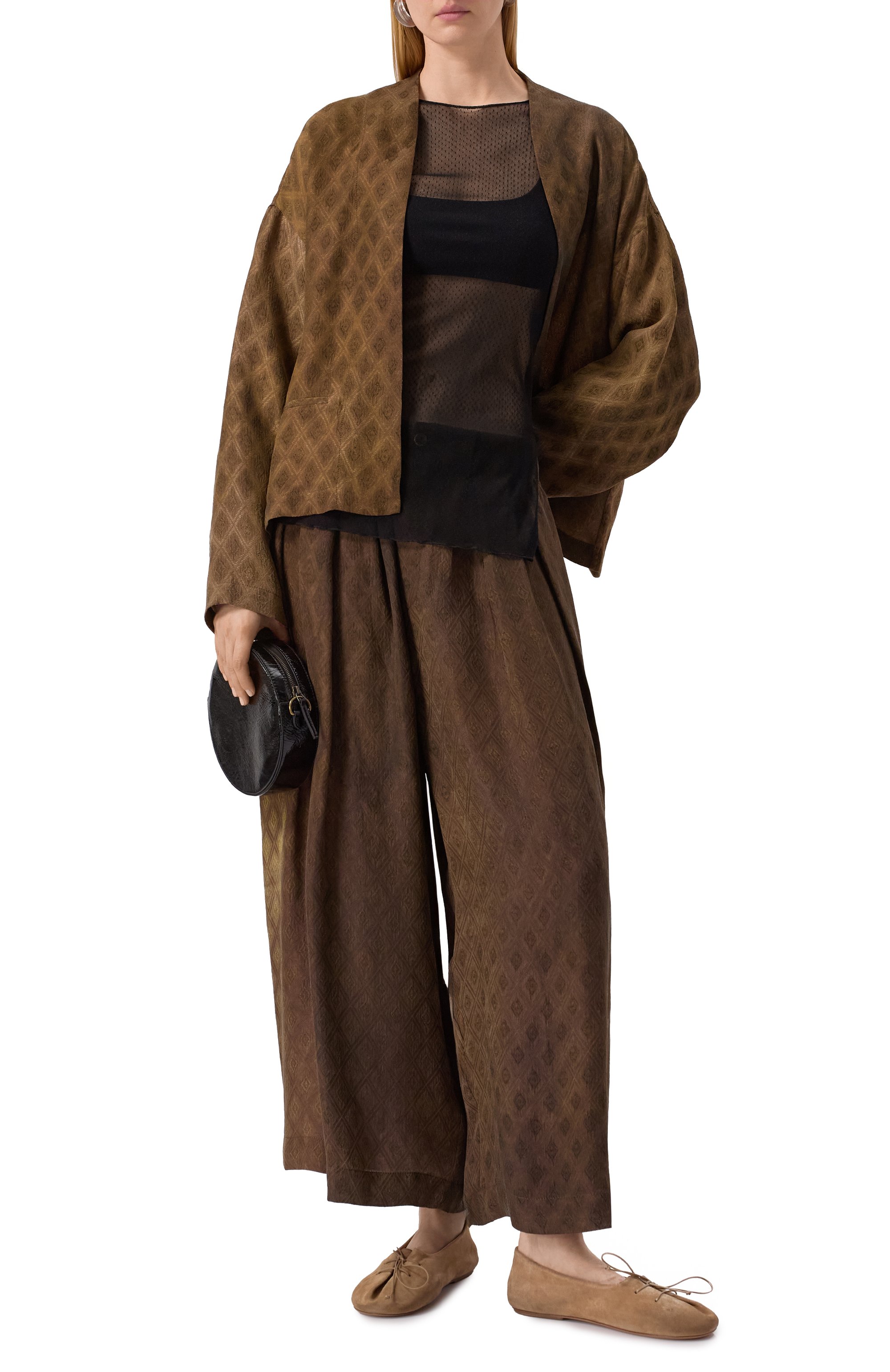 Топ UMA WANG черного цвета по цене 28800 руб., арт. UW1036, фото 2 Топ UMA WANG, арт. UW1036, фото 2