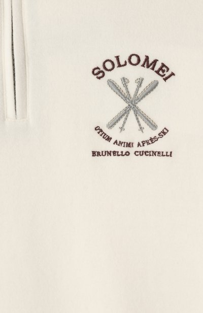Свитшот из кашемира и хлопка BRUNELLO CUCINELLI, арт. BM840E910C, фото 3