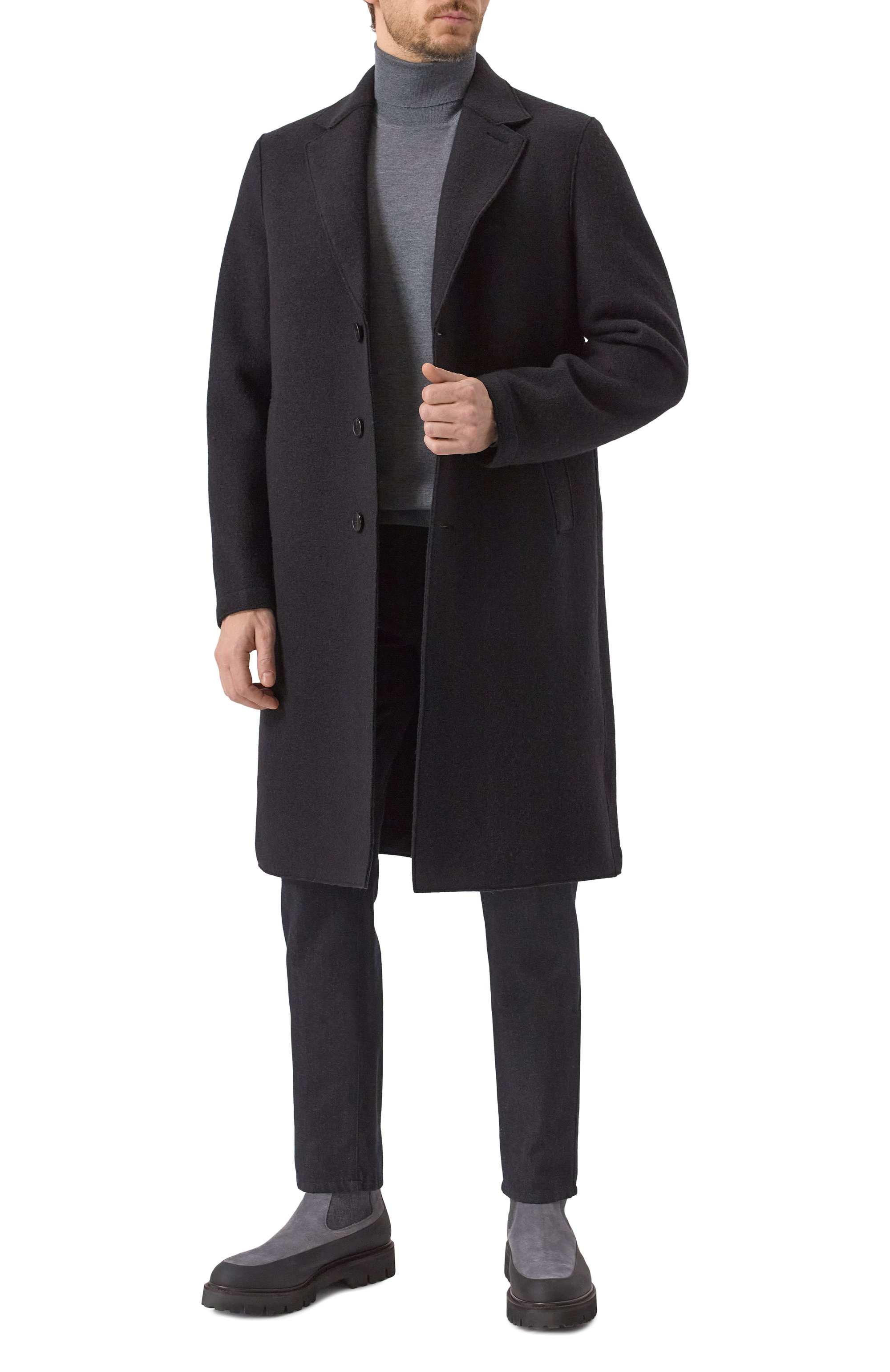 Замшевые челси KITON серого цвета по цене 145000 руб., арт. USSA195N0112503, фото 2 Замшевые челси KITON, арт. USSA195N0112503, фото 2