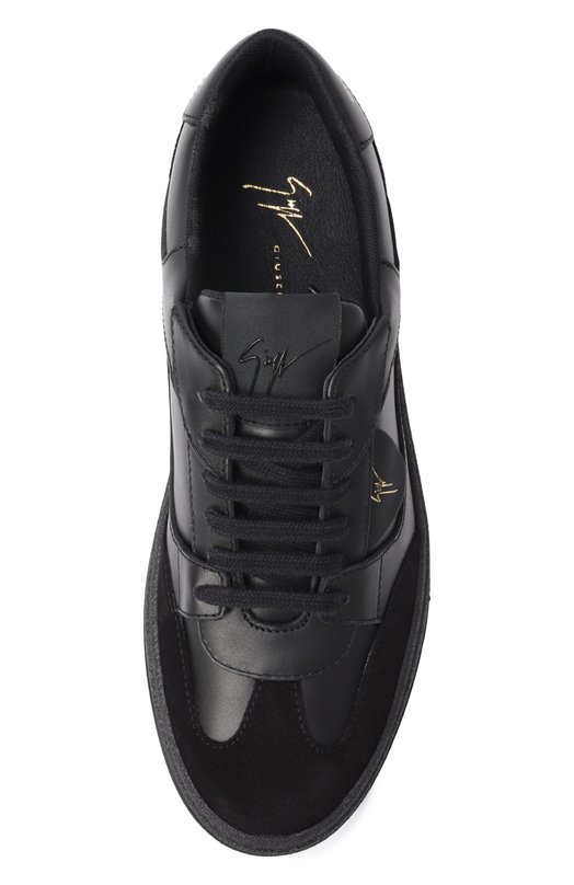 Кожаные кеды Giuseppe Zanotti Design RW50004 Чёрный  RW50004 Фото 6
