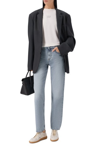 Текстильные кеды MAISON MARGIELA кремового цвета по цене 107500 руб., арт. S58WS0303/P7791, фото 3 Текстильные кеды MAISON MARGIELA, арт. S58WS0303/P7791, фото 3