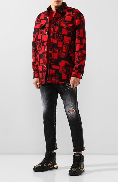 Кожаные кеды BALMAIN, арт. TM1C207/LVCM, фото 2