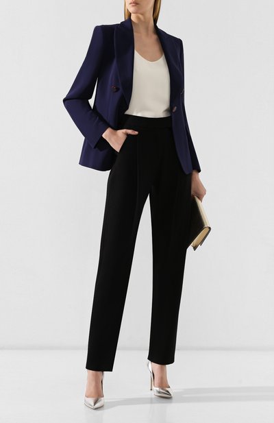 Брюки EMPORIO ARMANI черного цвета по цене 41900 руб., арт. 6G2P8A/2JFAZ, фото 2 Брюки EMPORIO ARMANI, арт. 6G2P8A/2JFAZ, фото 2
