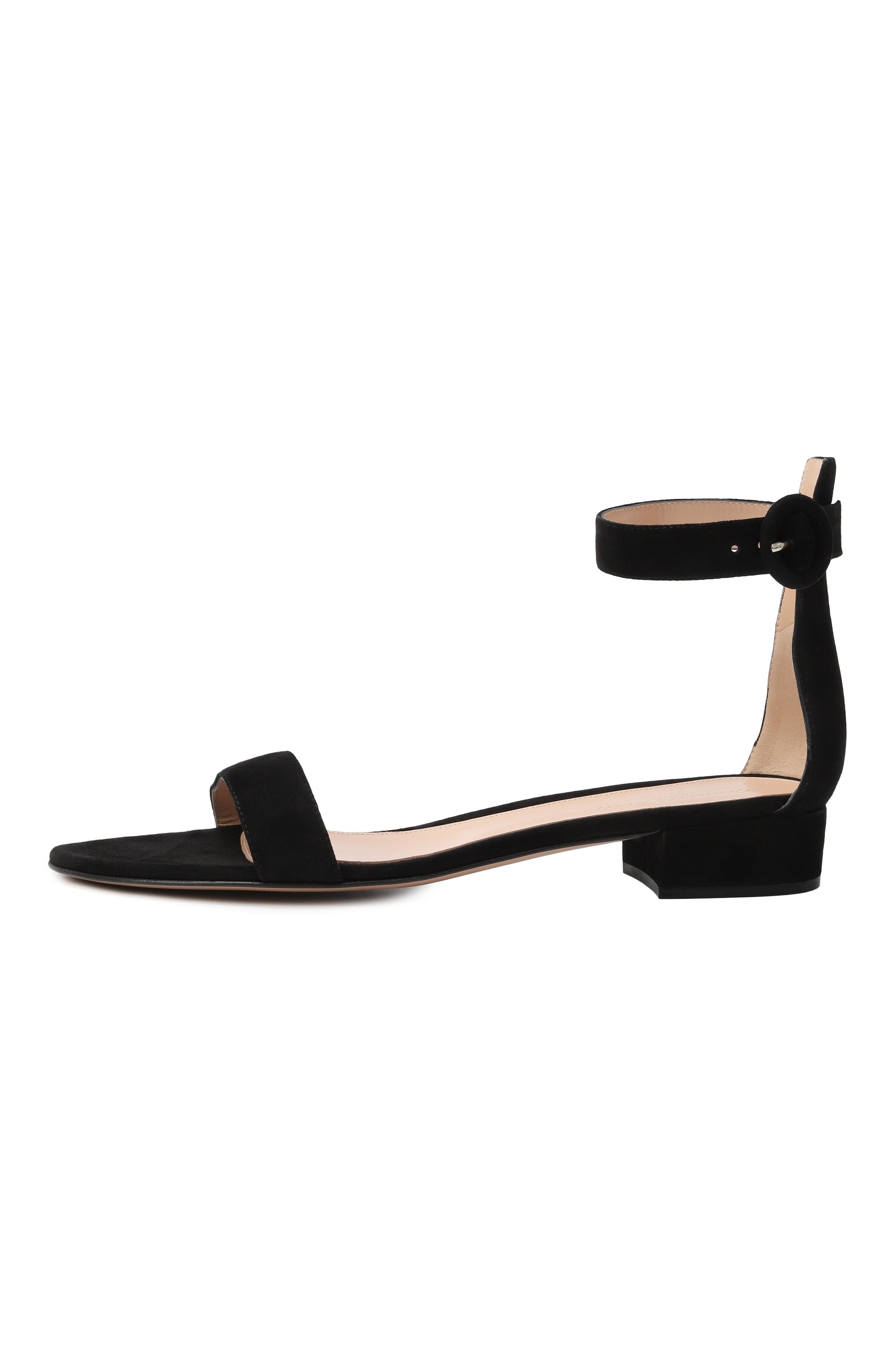 Замшевые сандалии portofino GIANVITO ROSSI, арт. G60354.20RIC.CAMNER0, фото 4