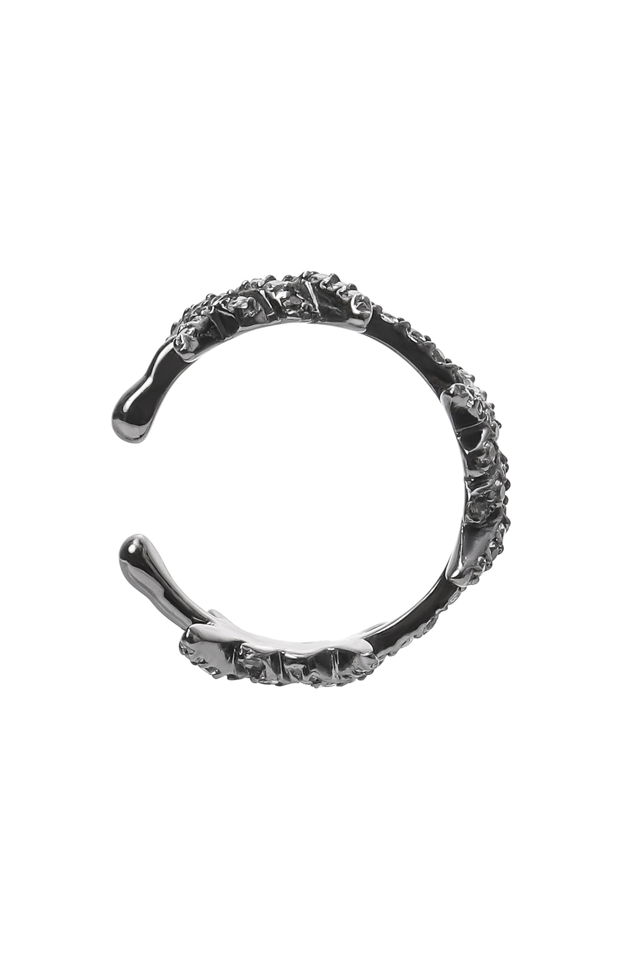 Кафф CAVIAR JEWELLERY черного цвета по цене 12800 руб., арт. TL012G, фото 1 Кафф CAVIAR JEWELLERY, арт. TL012G, фото 1