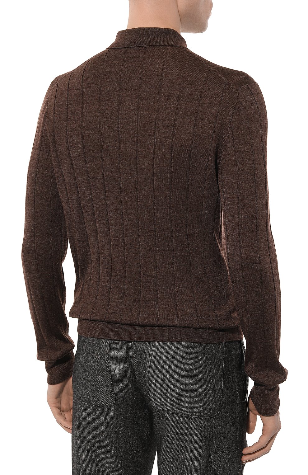 Поло из шерсти и шелка GRAN SASSO, арт. 57137/13118, фото 4