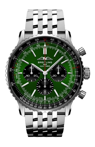 Мужские часы navitimer b01 chronograph 46 BREITLING, арт. AB0137241L1A1