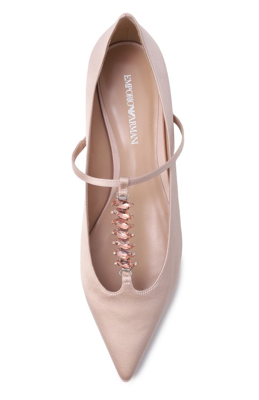 Текстильные балетки Emporio Armani EW004113/AF17510 Розовый  EW004113/AF17510 Фото 6