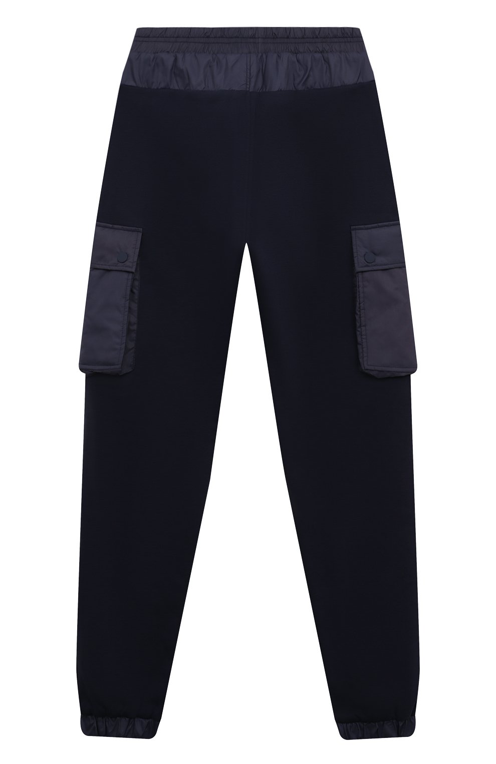 Хлопковые брюки-карго BOSS темно-синего цвета по цене 13300 руб., арт. J24862/14A-16A, фото 2 Хлопковые брюки-карго BOSS, арт. J24862/14A-16A, фото 2