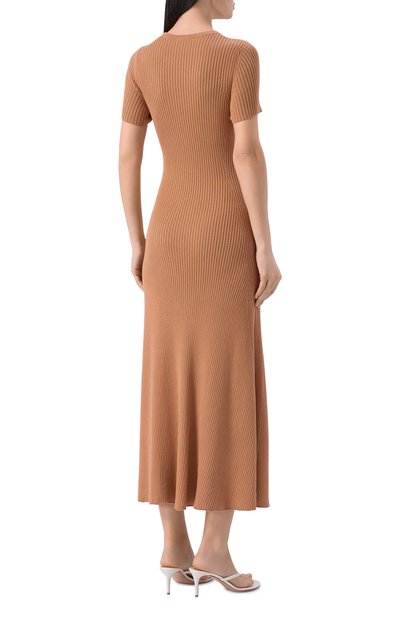 Хлопковое платье MVST бежевого цвета по цене 128500 руб., арт. M26.CSW.K430/GIZA, фото 3 Хлопковое платье MVST, арт. M26.CSW.K430/GIZA, фото 3