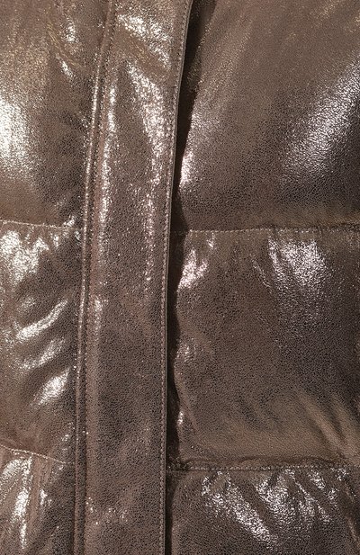 Кожаный жилет BRUNELLO CUCINELLI, арт. MPMAY8923, фото 5