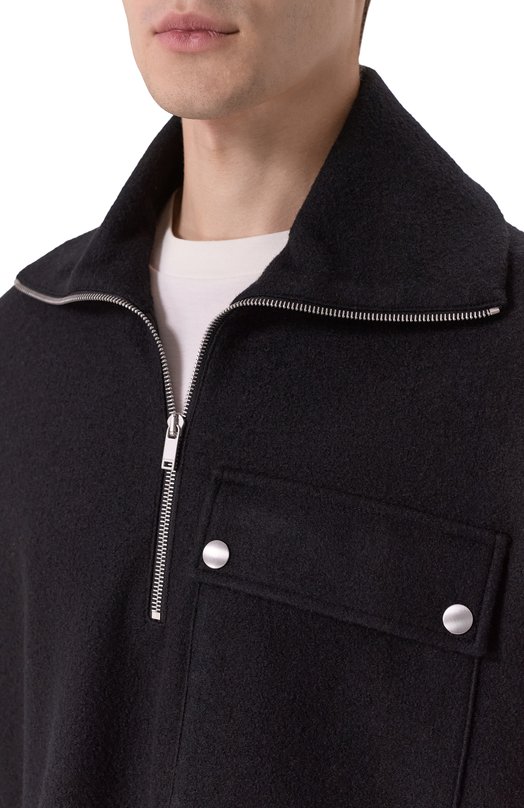 Шерстяной анорак Jil Sander J47GU0133-J41423 Чёрный  J47GU0133-J41423 Фото 5