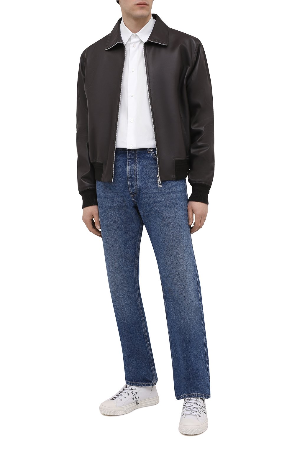 Кожаный бомбер BOTTEGA VENETA, арт. 647692/VKV90, фото 2