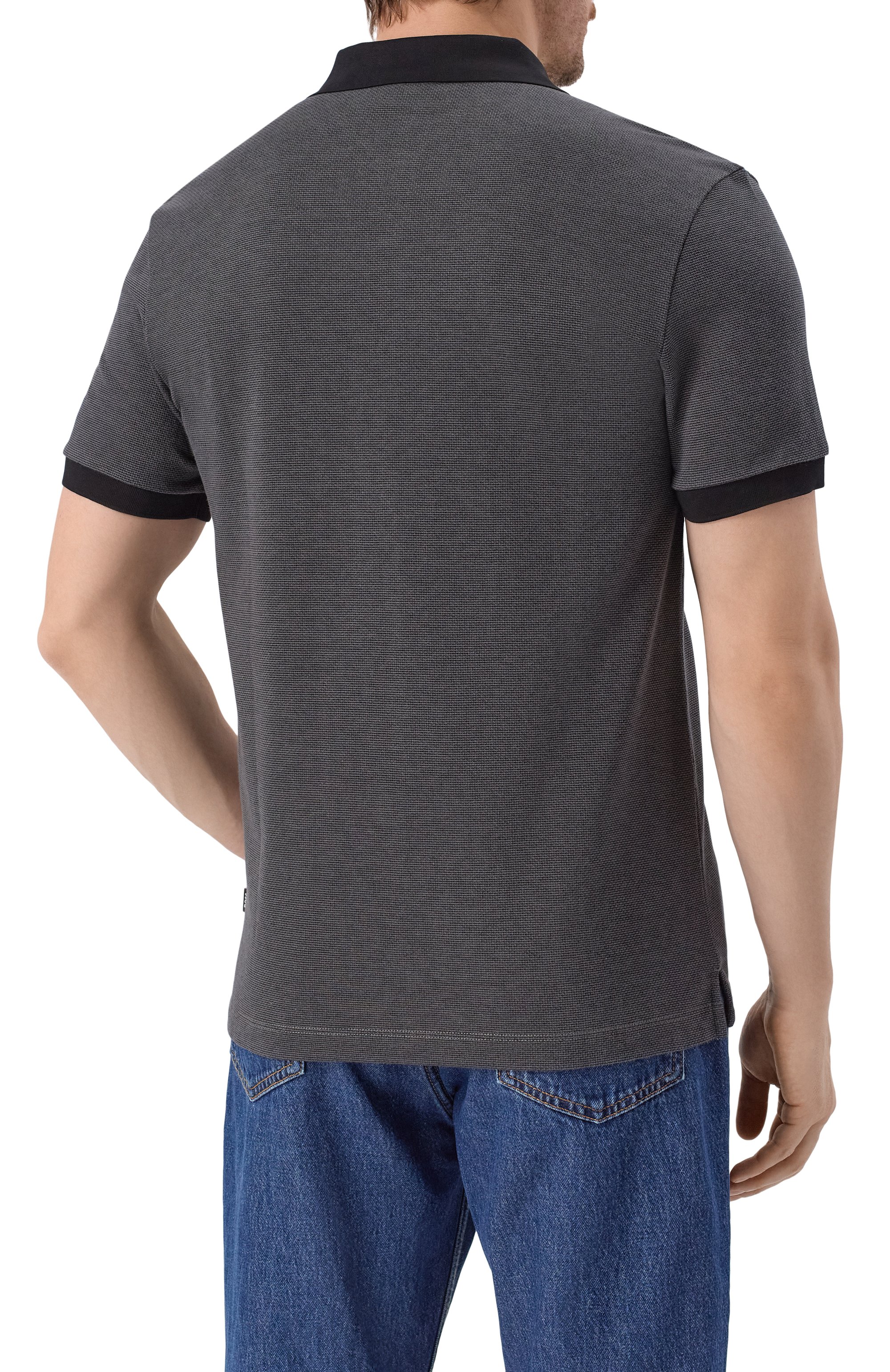 Хлопковое поло BOSS, арт. 50555172, фото 4