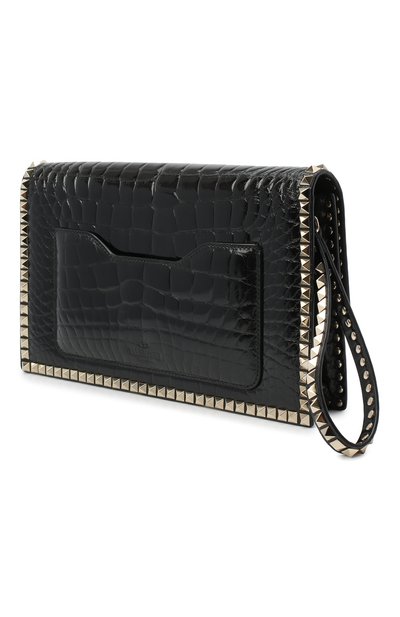 Клатч rockstud из кожи аллигатора VALENTINO, арт. RW2B0D18/C0D/AMIS, фото 3