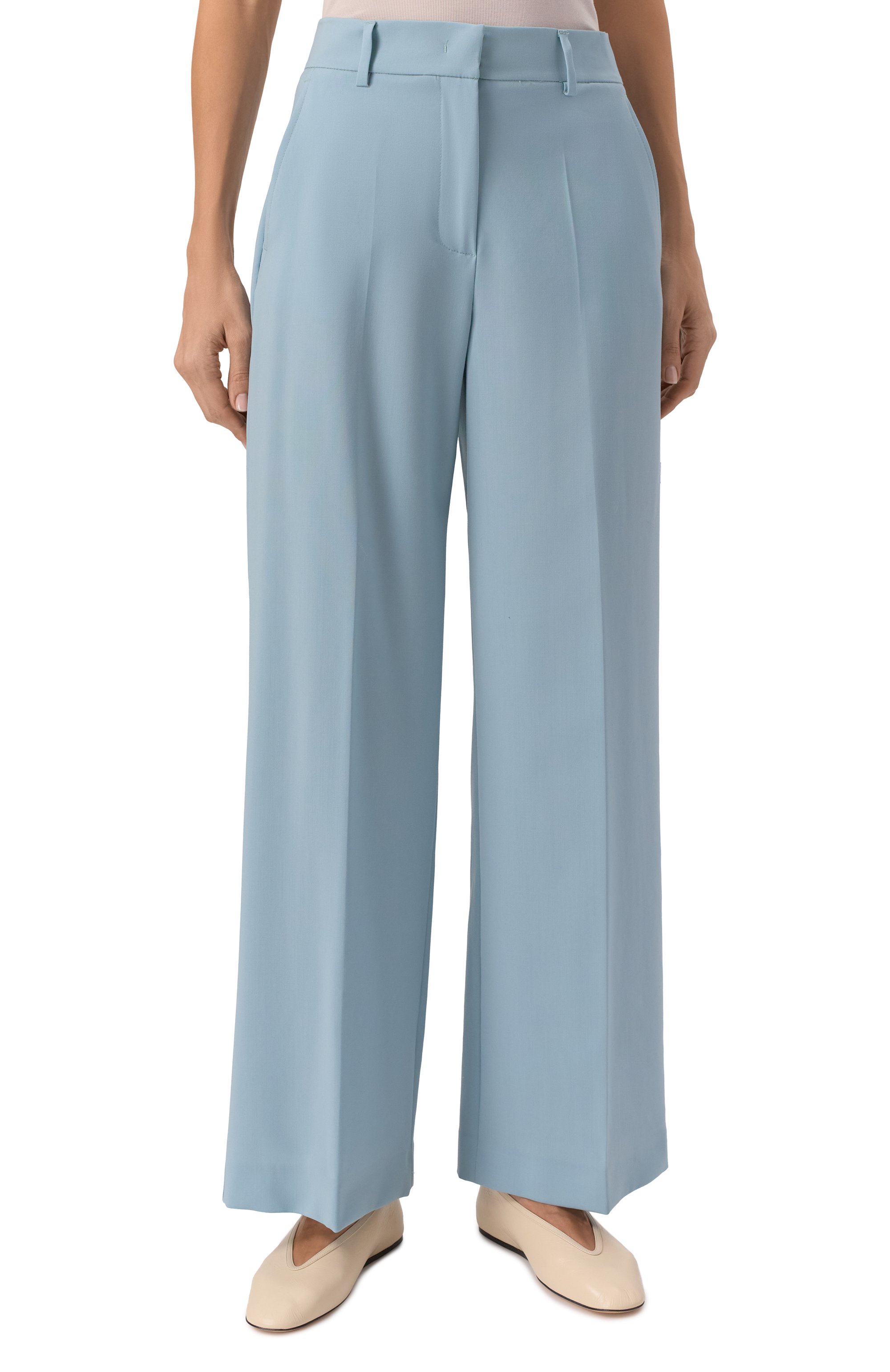 Шерстяные брюки WEEKEND MAX MARA, арт. VISIV0, фото 3