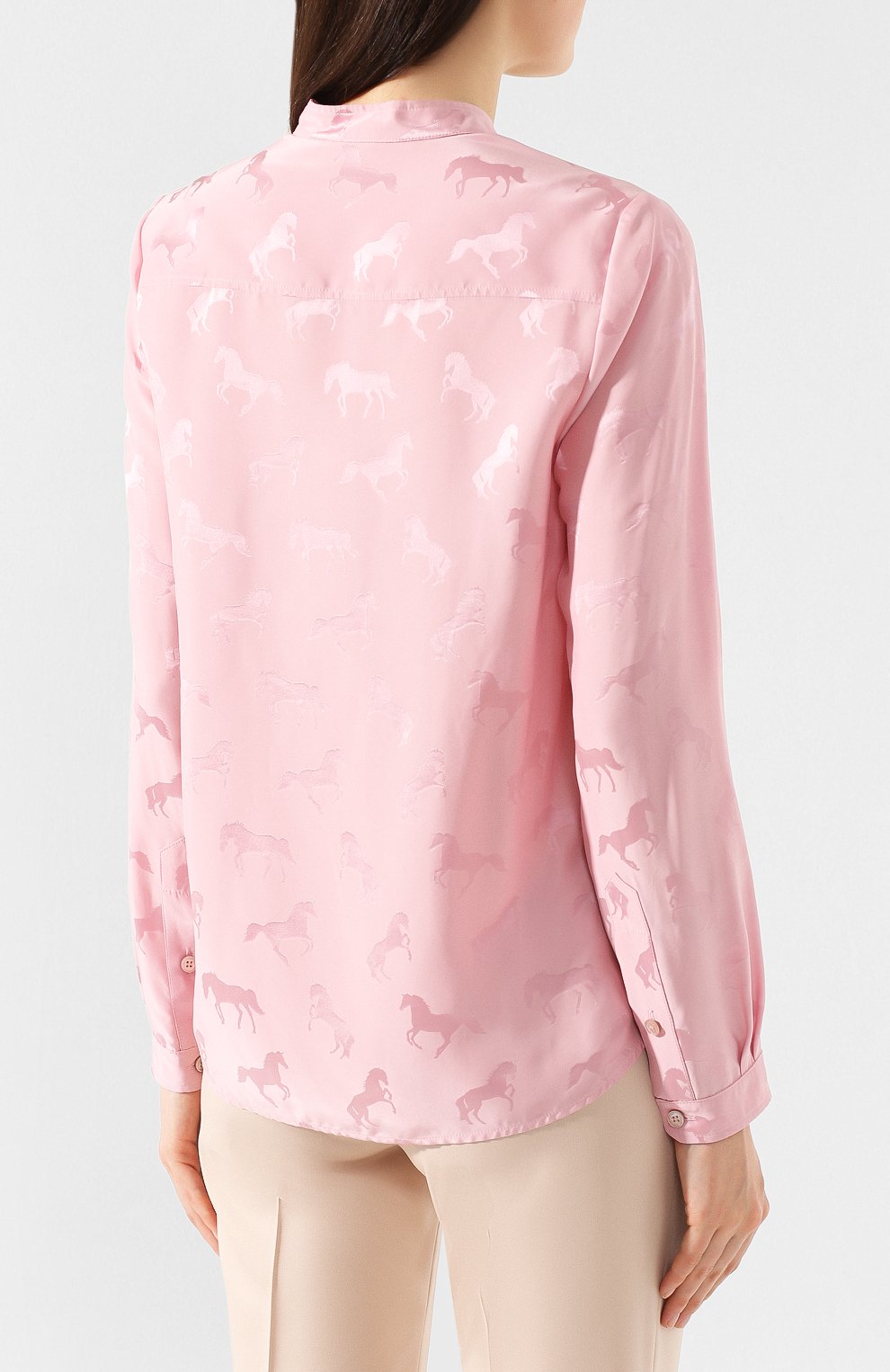 Блузка из смеси вискозы и шелка STELLA MCCARTNEY, арт. 531885/SNA57, фото 4