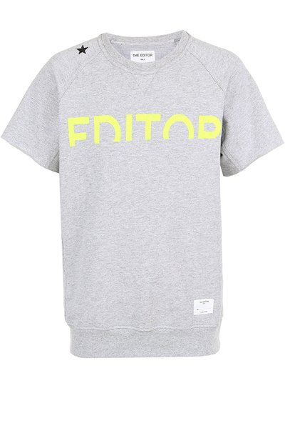 Хлопковая футболка THE EDITOR, арт. E2.6928C22/5081M, фото 1