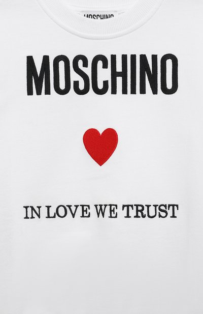 Хлопковый свитшот MOSCHINO, арт. H5F05R/LCA30/4-8, фото 3