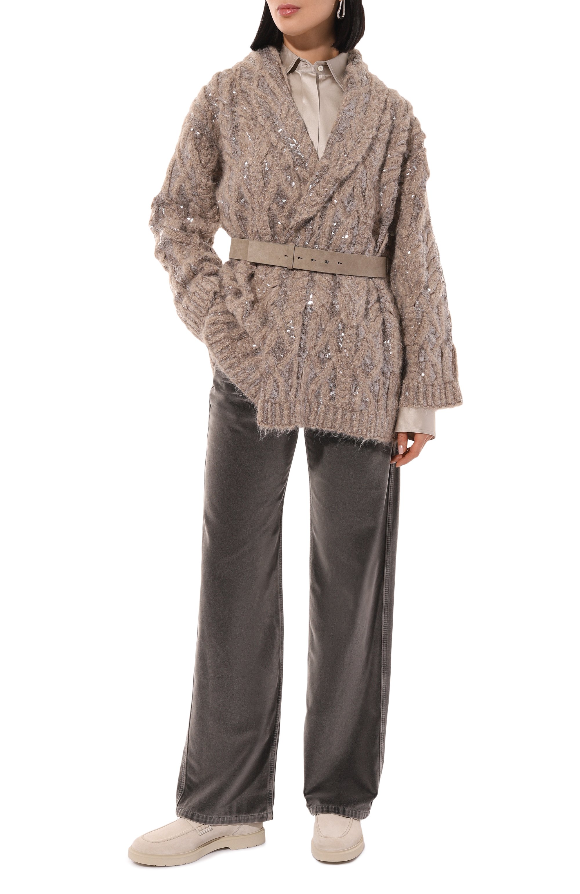 Шерстяной кардиган BRUNELLO CUCINELLI, арт. MDUR15206, фото 2