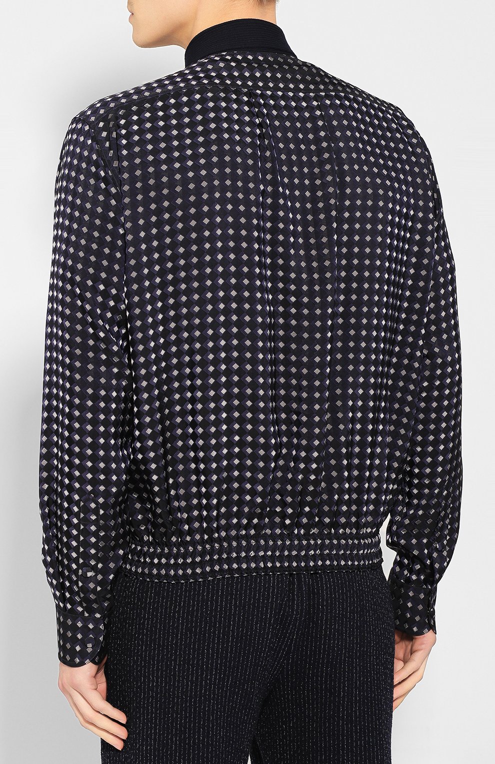 Рубашка GIORGIO ARMANI темно-синего цвета по цене 199500 руб., арт. 8WGCCZ1R/TZ394, фото 4 Рубашка GIORGIO ARMANI, арт. 8WGCCZ1R/TZ394, фото 4
