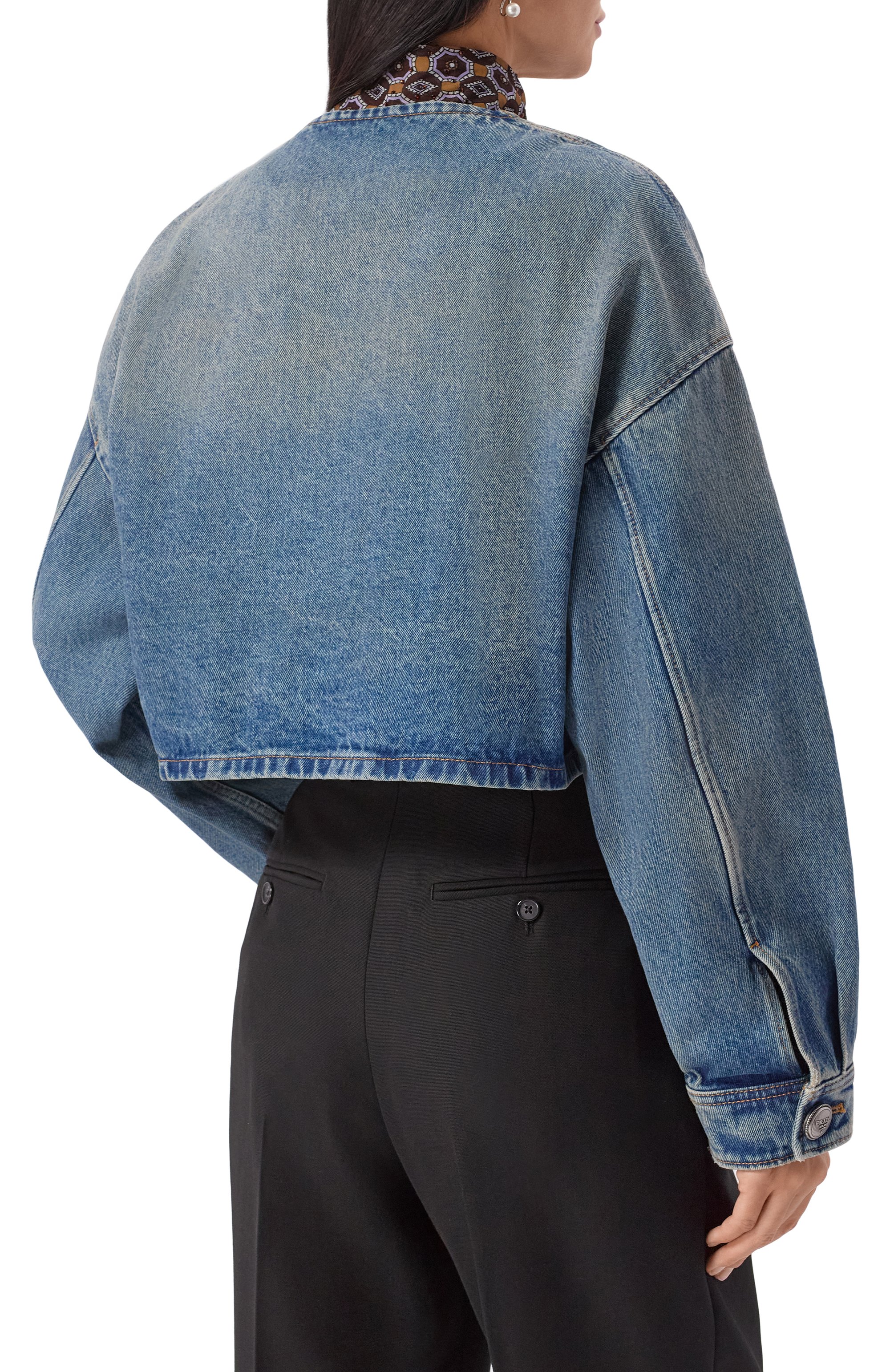 Джинсовая куртка PRADA, арт. GFB297/1200, фото 4