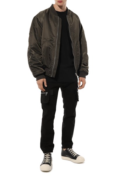 Кожаные кеды luxor low RICK OWENS, арт. RU02C7891/LP0, фото 2