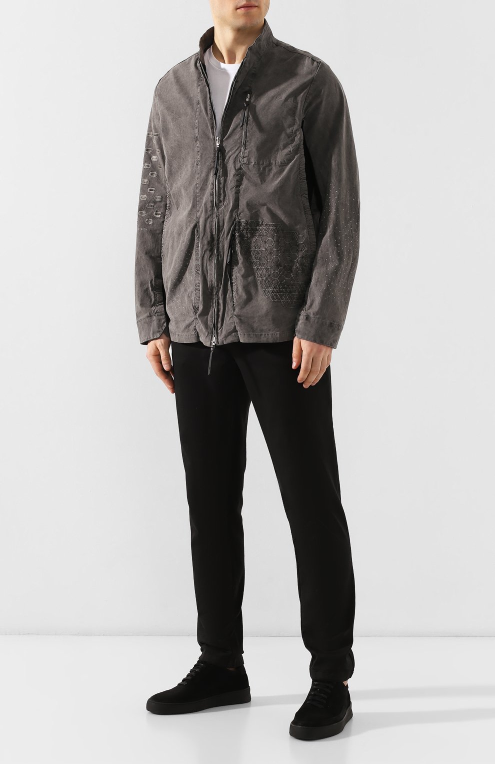 Хлопковая куртка 11 BY BORIS BIDJAN SABERI, арт. S8/F-1426 BAMBA/C0LD DYE, фото 2