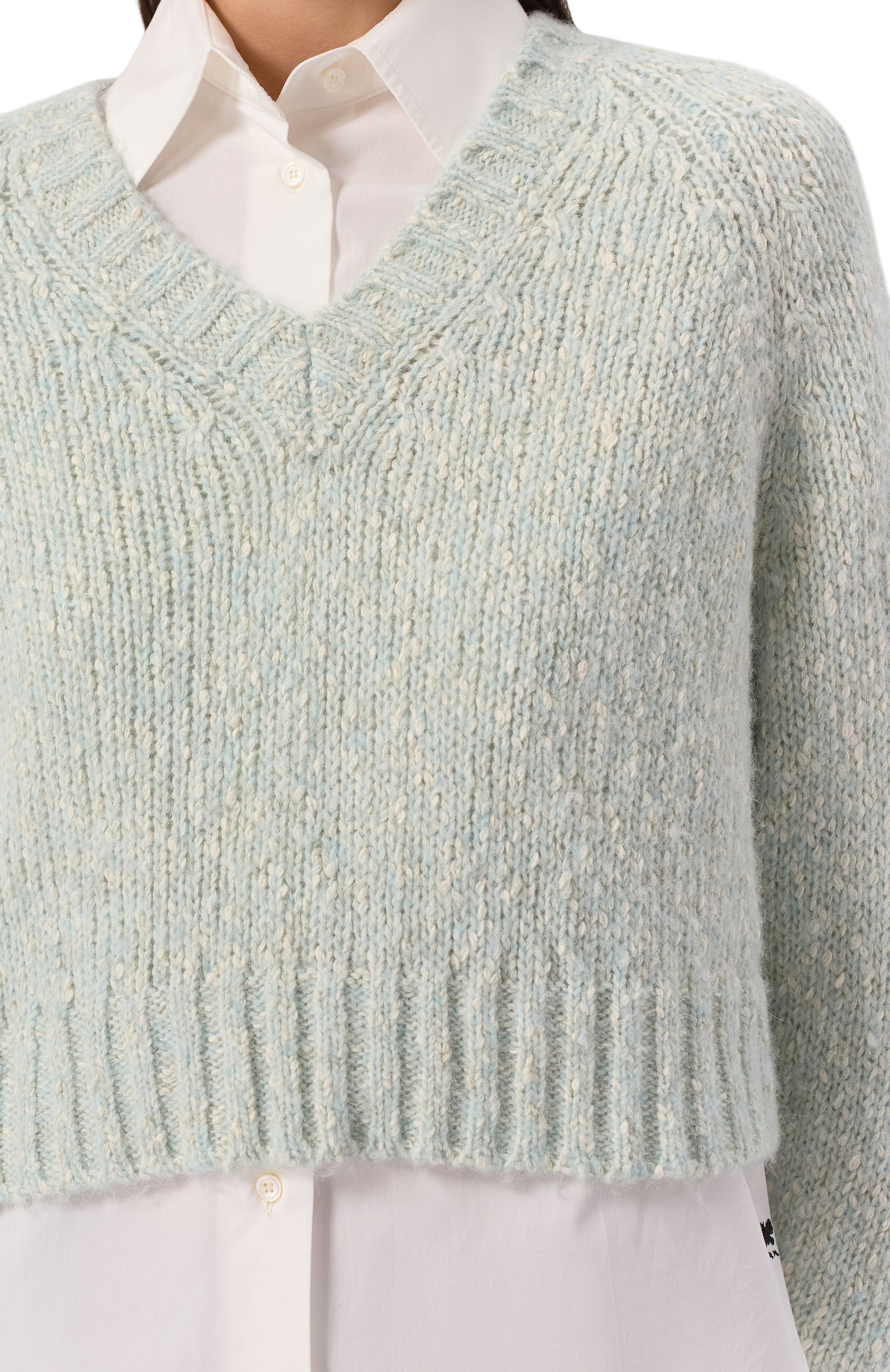 Свитер из хлопка и шерсти WEEKEND MAX MARA, арт. AL0A, фото 5