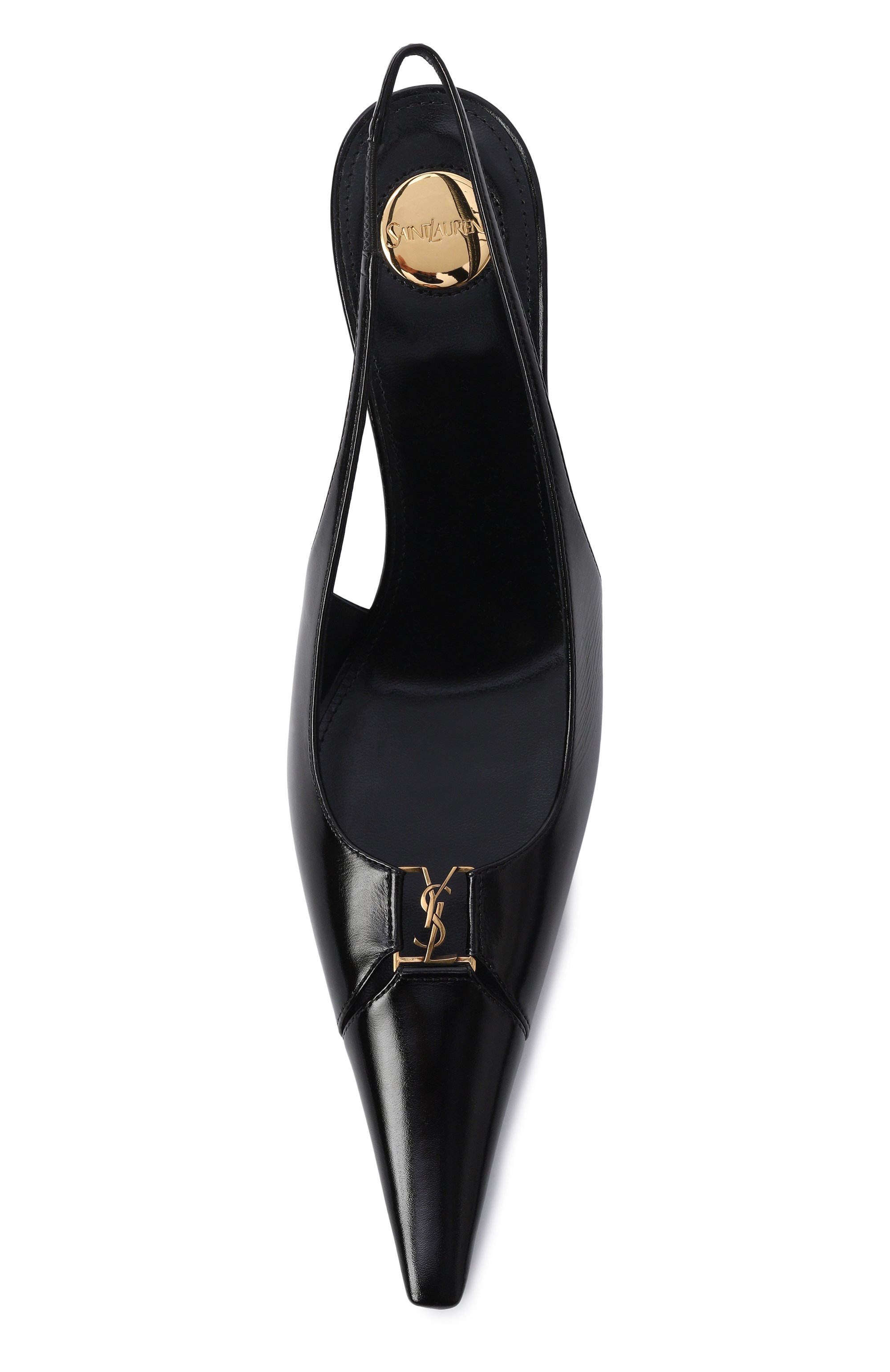 Кожаные туфли babylone breteuil 75 SAINT LAURENT, арт. 858966/AAEHI, фото 6