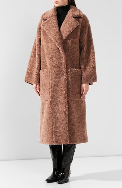 Пальто NANUSHKA, арт. IM0GEN_FADED R0SE_FAUX FUR, фото 3