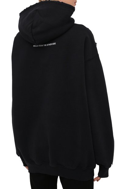 Хлопковое худи BALENCIAGA, арт. 641529/TJV95, фото 4