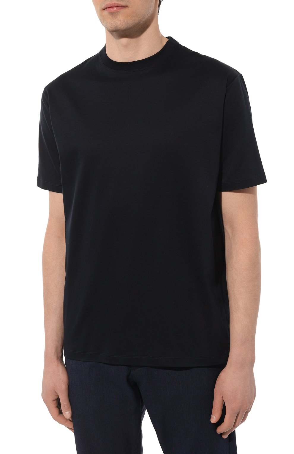 Хлопковая футболка KITON, арт. UMC023H08800, фото 3
