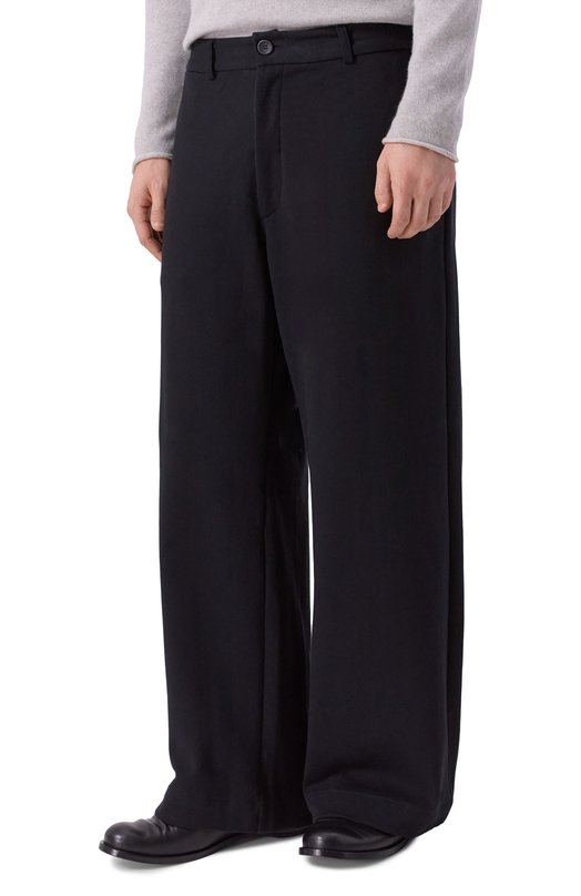 Хлопковые брюки Hannes Roether BUL21LIT.286 Чёрный  BUL21LIT.286 Фото 3