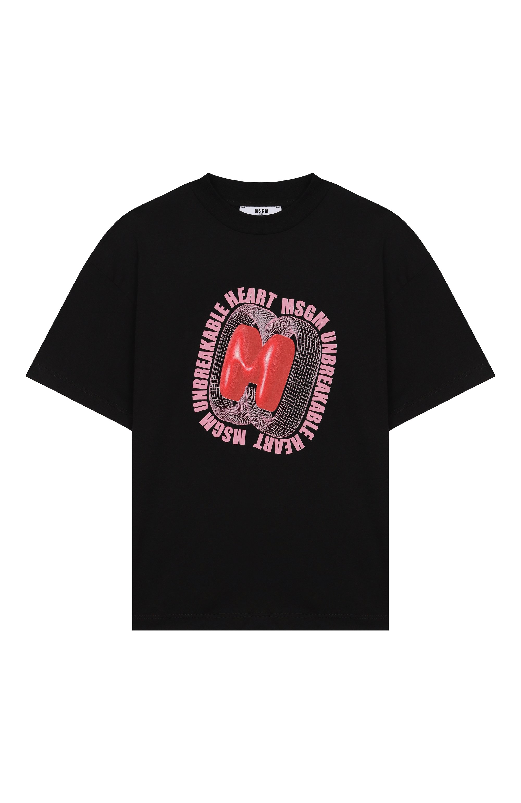 Хлопковая футболка MSGM KIDS, арт. F5MSJGTH012, фото 1