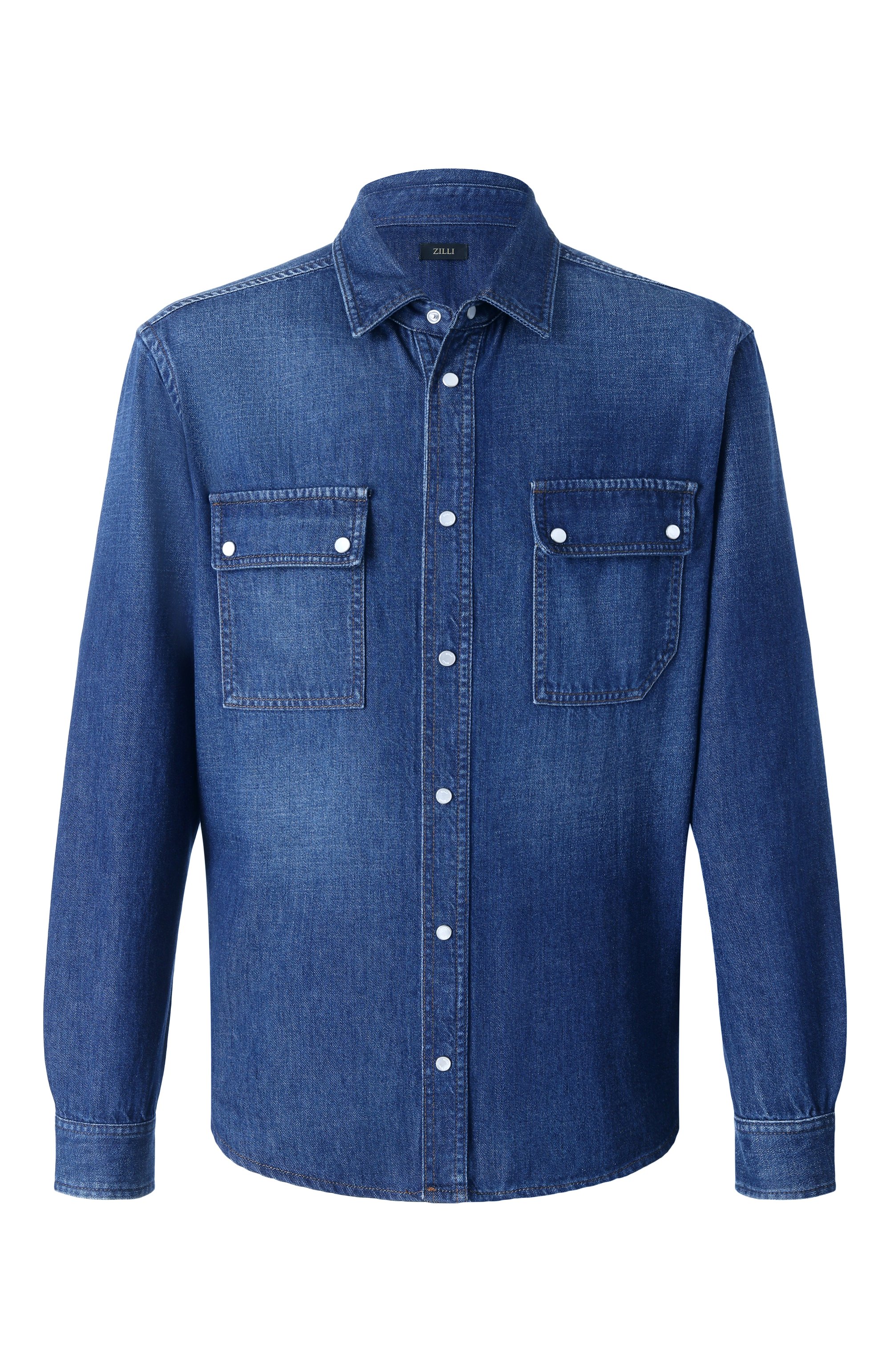 Джинсовая рубашка ZILLI, арт. JPS002M010010001S, фото 1