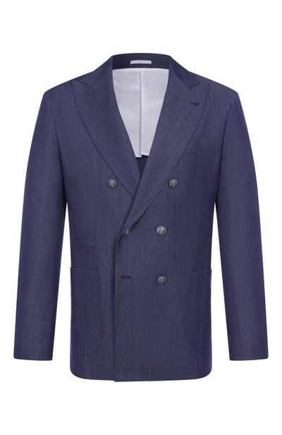 Мужской двубортный пиджак BRUNELLO CUCINELLI, арт. MR4957BBKP