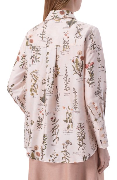 Шелковая рубашка COLOMBO кремового цвета по цене 209000 руб., арт. CM00408/F/T0666-11-2G, фото 4 Шелковая рубашка COLOMBO, арт. CM00408/F/T0666-11-2G, фото 4