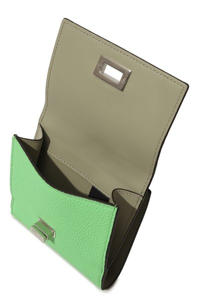 Кожаное портмоне FENDI зеленого цвета по цене 78850 руб., арт. 8M0438/A91B/F1L1C, фото 3 Кожаное портмоне FENDI, арт. 8M0438/A91B/F1L1C, фото 3