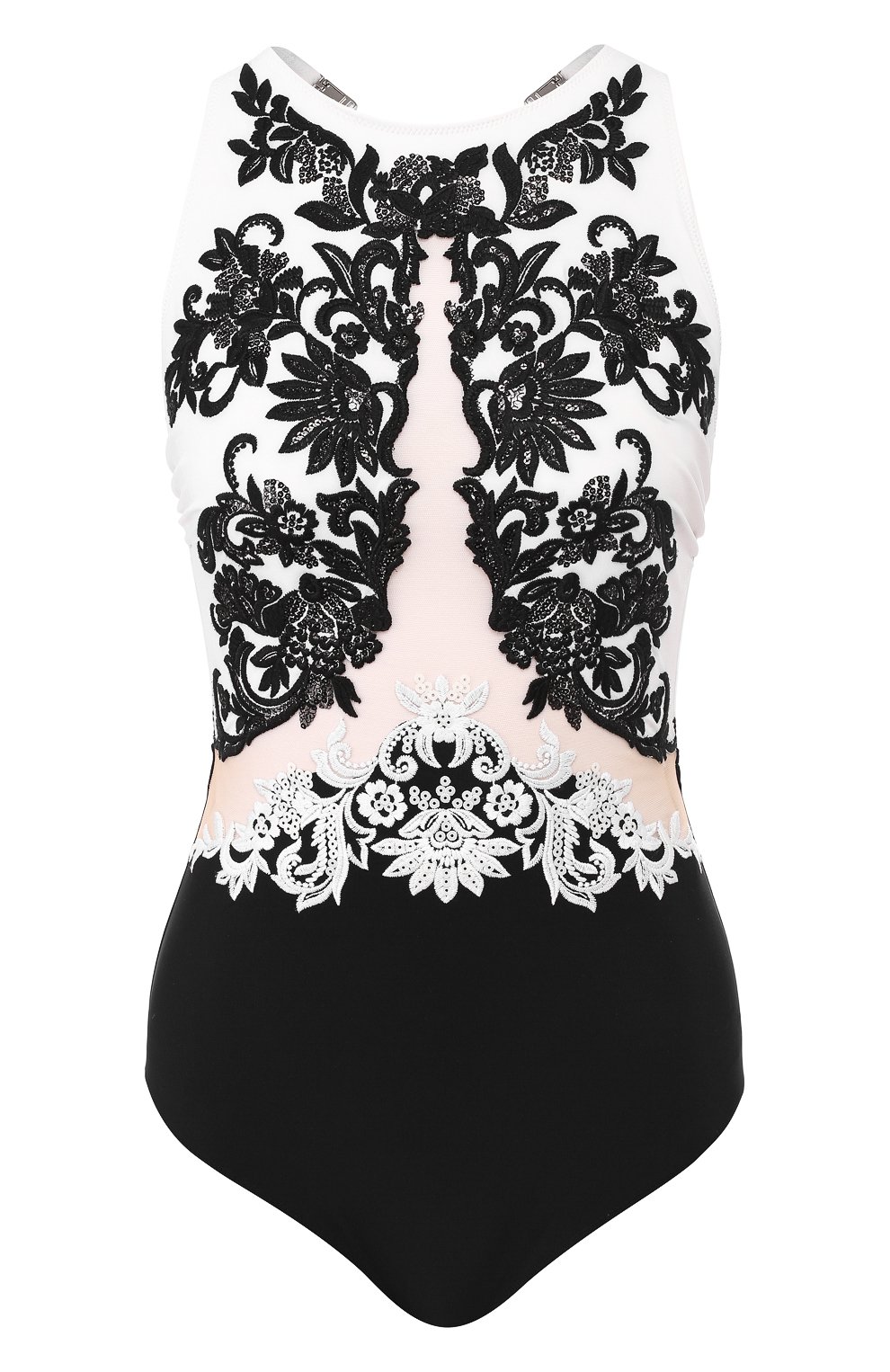 Слитный купальник GOTTEX черно-белого цвета по цене 62710 руб., арт. 19RA147, фото 1 Слитный купальник GOTTEX, арт. 19RA147, фото 1