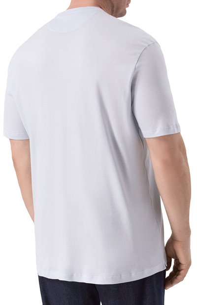 Футболка из хлопка и лиоцелла PAUL&SHARK, арт. 25411026_001, фото 4