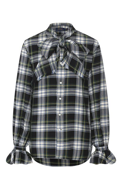 Женская хлопковая рубашка POLO RALPH LAUREN, арт. 211765016