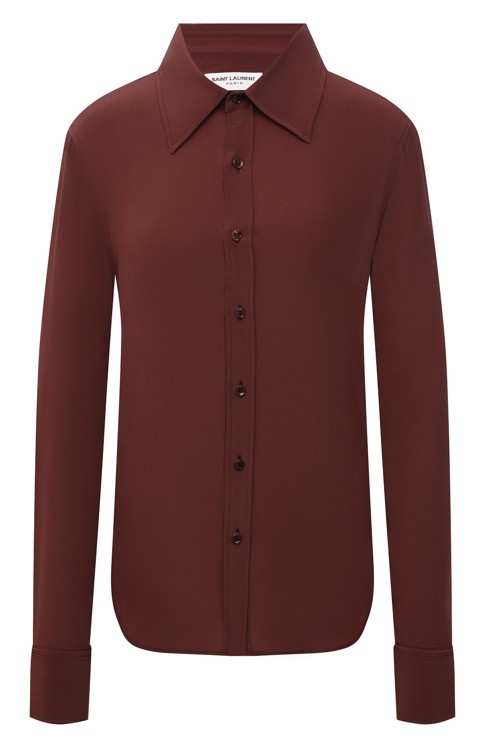 Шелковая рубашка SAINT LAURENT, арт. 663493/Y100W, фото 1