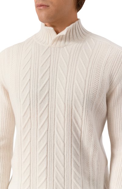 Кашемировый свитер MVST белого цвета по цене 209000 руб., арт. M25.1PM.K020, фото 5 Кашемировый свитер MVST, арт. M25.1PM.K020, фото 5