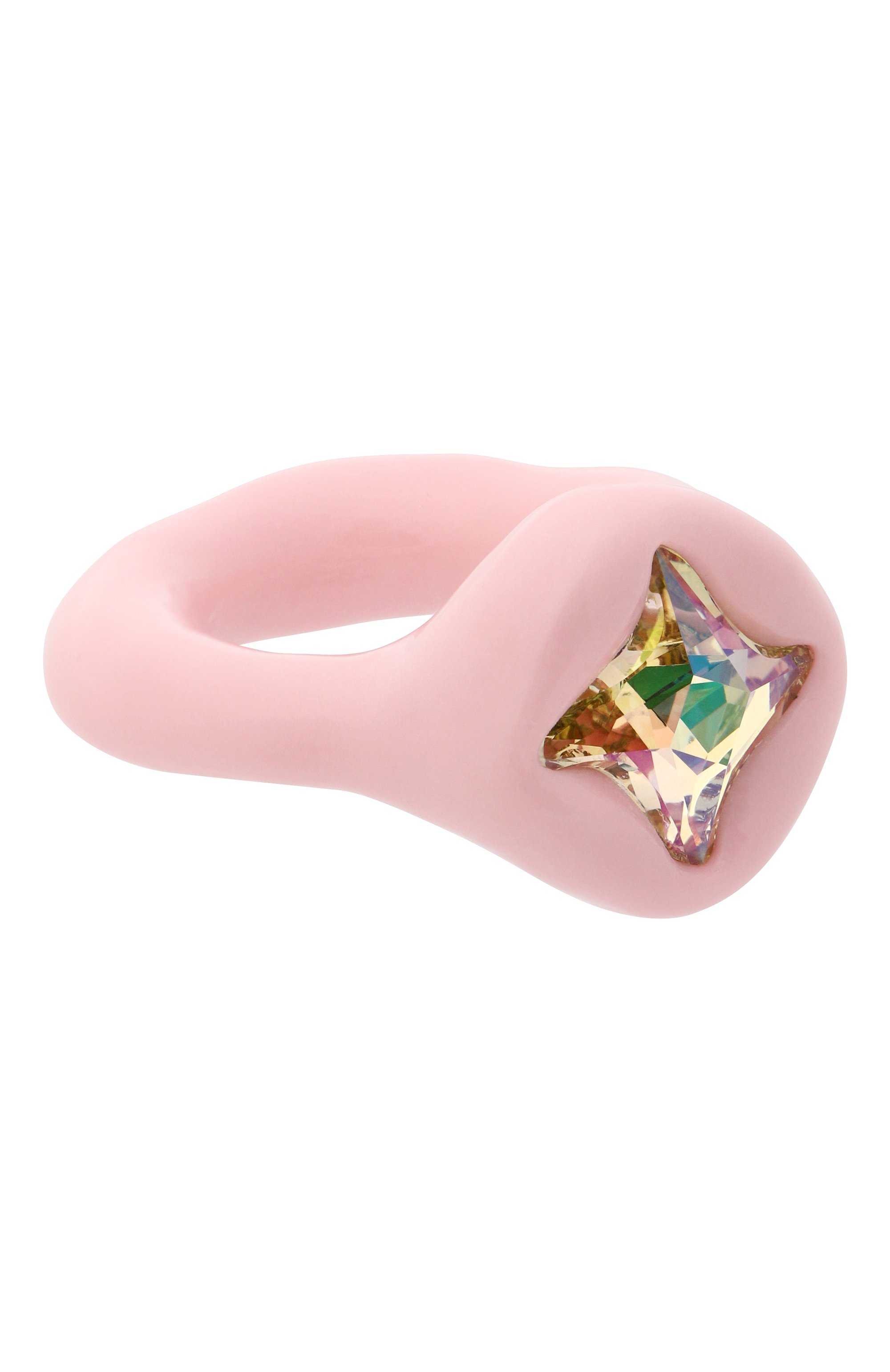 Кольцо LILI ARCHIVE розового цвета по цене 33000 руб., арт. ТМ.309, фото 1 Кольцо LILI ARCHIVE, арт. ТМ.309, фото 1