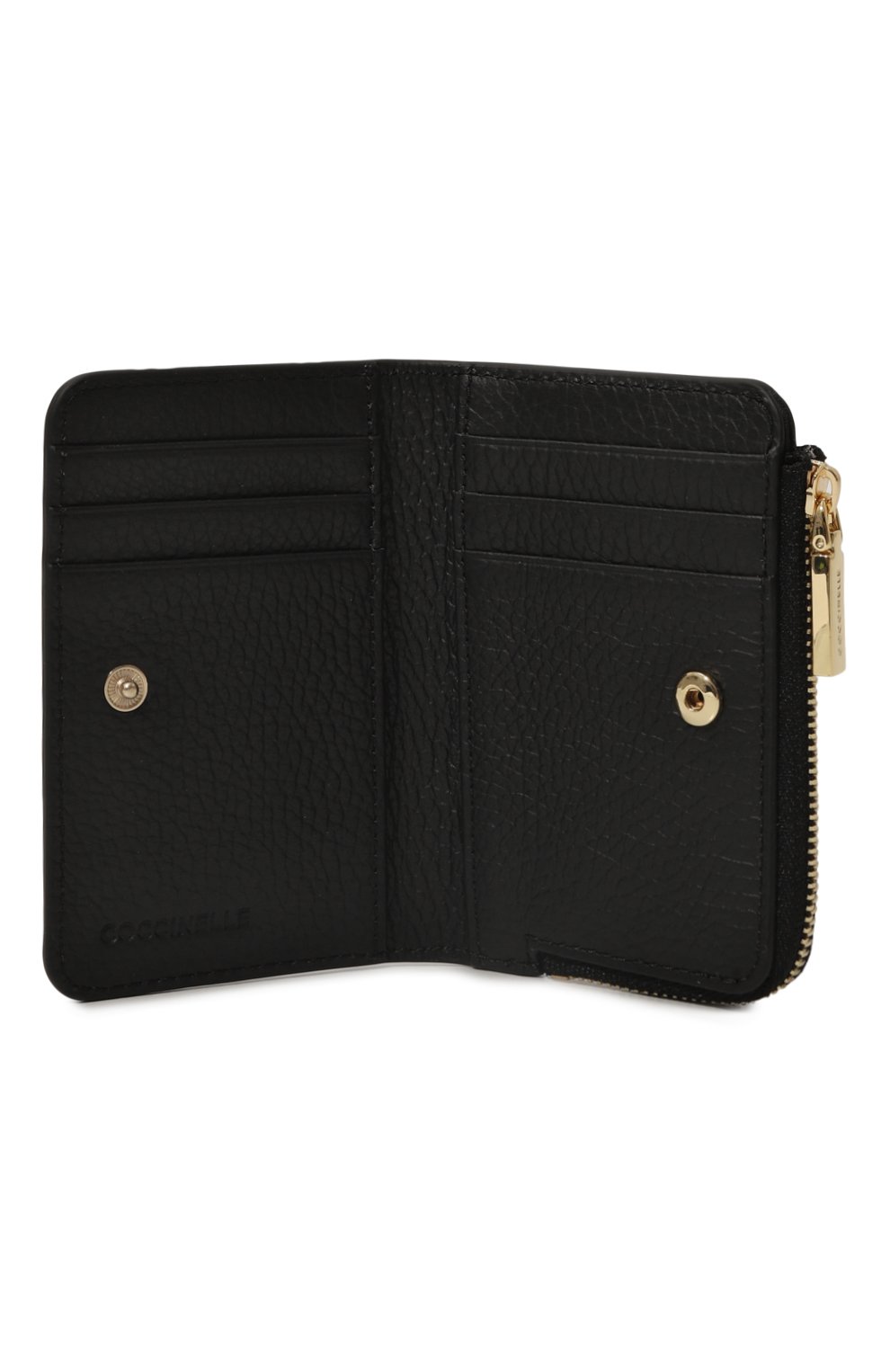 Кожаное портмоне COCCINELLE черного цвета по цене 9950 руб., арт. E2MW5170101, фото 3 Кожаное портмоне COCCINELLE, арт. E2MW5170101, фото 3