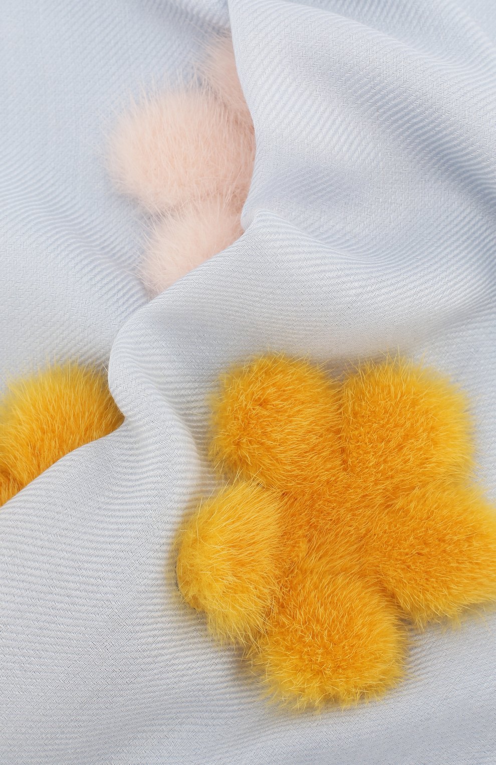 Шарф с меховой отделкой LORO PIANA, арт. FAI5339, фото 2